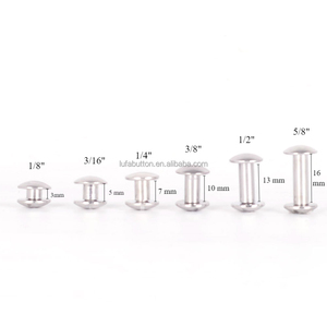 Manufacturer Chicago Screw Concho Screws Soild Posts Cambered Head Western <strong>Rivets</strong> for <strong>Leather</strong> Craft Belt Waller Holsters - Product Image 3