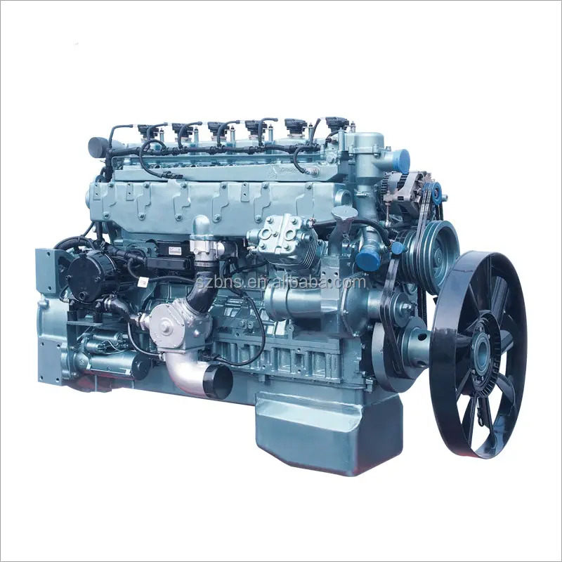 Оригинальный Подержанный газовый двигатель SINOTRUCKs 12L CNG T12 380HP T12.38, газовый двигатель для грузовика