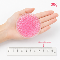 Sac de glace rond à billes de gel chaud/froid, vente chaude directe usine OEM, pour rééducation sportive, compatible micro-ondes et congélateur