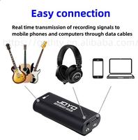 Carte son interne JOYO Cab haute fidélité, plug-and-play, pour instruments de musique, enregistrement, mini-mixeur audio haute fidélité