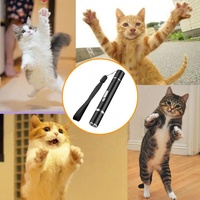 Pointeur laser 7-en-1 pour chat, jouet laser de projection, enclos de jeu pour chien et chaton, bâton de chasse et d'entraînement pour animaux de compagnie, recharge USB