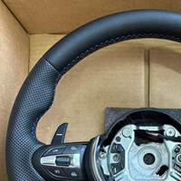 Volant sport rond en cuir pour BMW F05 F10 F30 F32 F34 F35 F36 F38 F20 F21 F22 F25 F31 F36 M3 M5 M6 F11 F12 F15 F16 F22