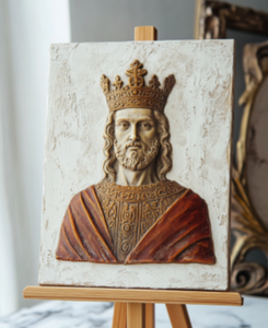 Chine usine vente religieux <span class=keywords><strong>parrain</strong></span> Arts résine artisanat bureau affichage Figure Statue intérieur décor à la maison - Product Image 3