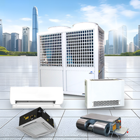 Système de climatisation HVAC industriel à haute efficacité, pompe à chaleur monobloc de type DC Invert pour le chauffage et le refroidissement domestique