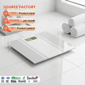 เครื่องชั่งน้ำหนักอิเล็กทรอนิกส์แบบแท่น สำหรับห้องน้ำในโรงยิม วัดค่าดัชนีมวลกาย (<span class=keywords><strong>BMI</strong></span>) วัดไขมันในร่างกาย รุ่นทันสมัย - Product Image 1