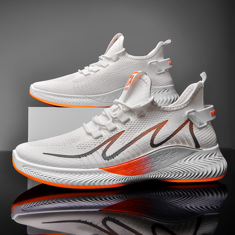 Новые осенние дышащие Повседневные Легкие мужские спортивные кроссовки для бега для путешествий оптом