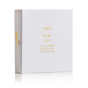 Custom Folding Candle Gift <b>Box</b> With Gold Logo Recyclable Paper Packaging - Product Image 2