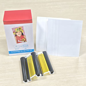 <span class=keywords><strong>Papel</strong></span> fotográfico de la serie CP1500 <span class=keywords><strong>CP1300</strong></span> <span class=keywords><strong>papel</strong></span> fotográfico brillante A4 de 6 pulgadas compatible con Canon <span class=keywords><strong>Selphy</strong></span> Paper - Product Image 1