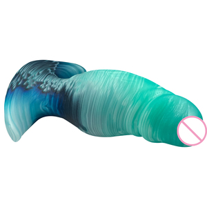 Dildo de Silicone para Uso, Plug Anal Grande com Massageador Prostático Curvo, Dilatador, Contas Anais, Brinquedos Sexuais para Adultos para Mulheres e Homens - Product Image 4