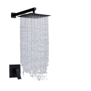 Testa <span class=keywords><strong>doccia</strong></span> a parete quadrata nascosta con funzione singola incastonata nella parete per gli alberghi a caldo e freddo - Product Image 1