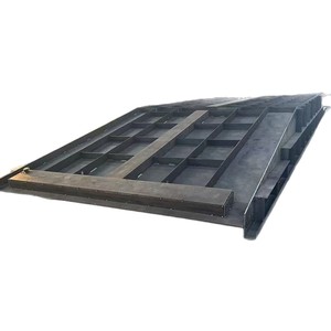 Steel Construction Site Car Wash Trough Boat Type Automatic Induction <b>Red</b> Steel <b>Material</b> - Product Image 3