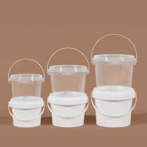 Bán Buôn Kín Thực Phẩm Đã Được Phê Duyệt Rỗng Tùy Chỉnh Xô Với Nắp Nhựa Uống Xô Bông Kẹo Nhỏ In Ấn Xô - Product Image 4