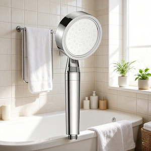Cabezal de ducha de mano presurizado potente para baño, cabezal de ducha de mano con función múltiple con filtro de vitamina C - Product Image 1