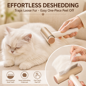 Nuevo Peine Desenredante 3 en 1 con Removedor de Pelo de Mascotas Reemplazable, Diseñado Específicamente <span class=keywords><strong>para</strong></span> Perros y Gatos, Elimina el Pelo Suelto, <span class=keywords><strong>para</strong></span> el Cuidado de Mascotas - Product Image 2