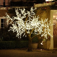 Fabrik-Großhandel IP65 Wasserdichter Luxus-Außenbeleuchtung für Garten, Hochzeit und Weihnachtsdekoration, Dimmbarer Warmweißer LED-Kirschblütenbaum