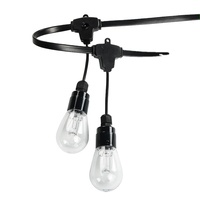 Lampu String RGB 360 Derajat RGBW DC24V Tahan Air untuk Luar Ruangan Taman