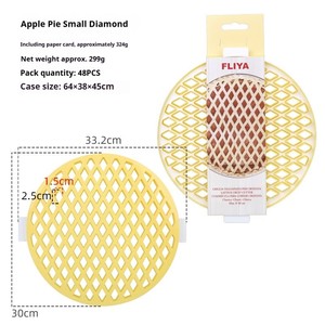 Ferramentas de Decoração de Pizza em Forma de Coração Grande de Grau Alimentício para Torta de Maçã, Utensílios de Confeitaria, Molde de Torta Preciso - Product Image 4