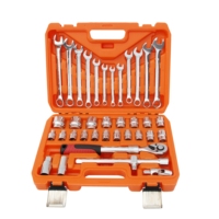 Ensemble d'outils de réparation automobile professionnels Srunv avec boucle en métal, 216 pièces, clé à cliquet, douilles pour mécaniciens