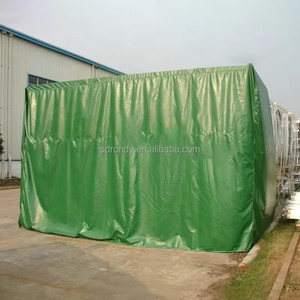 2024 precio barato plástico PVC PE lona rollo de lona medios de fabricación PVC lona stock lote tanque piscina - Product Image 3