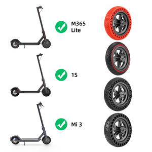 Moyeu de roue arrière fendu ULIP 8,5 pouces en alliage d'aluminium pour trottinette électrique M365 1S Mi3 Lite, kit moyeu de pneu plein - Product Image 4