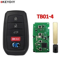 Clé intelligente universelle KEYDIY série TB (TB01, TB36, TB06, TB42, TB19, TB27) pour Toyota/Lexus, compatible avec le programmateur de clés KD MAX KD-X4