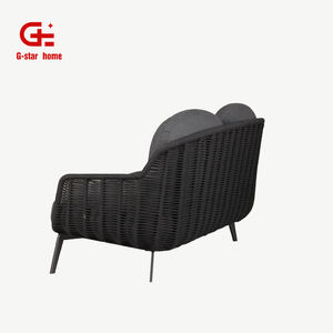 Canapé double moderne d'extérieur en aluminium imperméable avec coussins pour le salon <span class=keywords><strong>de</strong></span> la villa au bord <span class=keywords><strong>de</strong></span> la piscine-pour les hôtels - Product Image 3