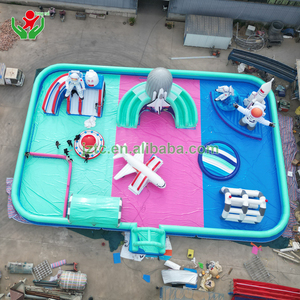 2025 Trung Quốc phổ biến hàng không vũ trụ chủ đề Inflatable nổi công viên nước Inflatable nổi bouncy lâu đài công viên nước cho trẻ em & người lớn - Product Image 6