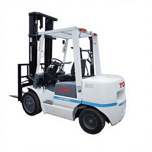 TCM 3Ton Forklift Used Diesel Forklift FD30 3Ton with Japanese Original Isuzu <b>Engine</b> - Product Image 1