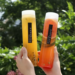 Botellas de Plástico Transparentes Desechables Personalizadas para Jugos y Bebidas al Por Mayor - Product Image 5