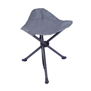 Chaise pliante de camping d'extérieur et tabouret de pêche portable, conception compacte à trois pieds, utilisation domestique, livraison directe d'usine, expédition immédiate - Product Image 6