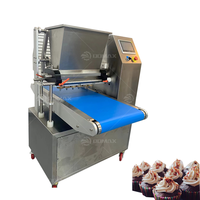 Machine de remplissage de gâteau tiramisu de remplissage de tarte à cupcake professionnelle Machine de remplissage de pots de gâteau de muffin pour le dessert