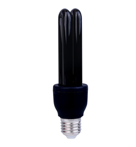 Lámpara UV de Luz Negra de <span class=keywords><strong>13W</strong></span>, 120V, E26, 15W, BLB 365-380nm UVA, 12mm 2U, Ahorro de Energía, con Certificación FCC y <span class=keywords><strong>Fluorescente</strong></span>, Fabricada en Ningbo, ISO9001 - Product Image 1