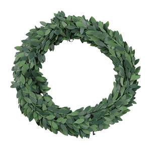 Handmade Artificial Greenery Christmas Garland Wreath Halloween DIY Iron Wire Rattan Wreath Home <b>Wall</b> Hanging Decorations - Product Image 2