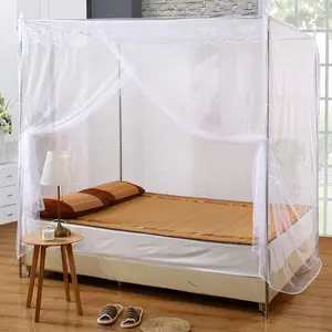 공장 도매 현대적인 디자인 신제품 사각형 직사각형 침대 캐노피 고전적인 교수형 침실 모기장