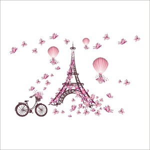 Papier peint floral <span class=keywords><strong>romantique</strong></span> personnalisé en gros, fond 3D, grande taille, autocollant mural en PVC Art Déco - Product Image 2