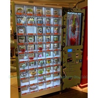 Armoire de contrôle pour distributeur automatique de nourriture FOCUSVEND, écran tactile 22 pouces, code QR, conforme ADA, gestion cloud, 4G LTE
