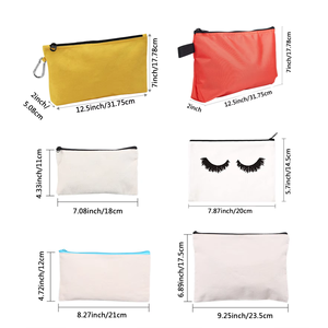 Tas penyimpanan koin kanvas Logo kustom dicetak produk baru polos katun ritsleting uang kantong <span class=keywords><strong>Organizer</strong></span> <span class=keywords><strong>Makeup</strong></span>