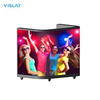Écran d'affichage LED pour DJ VISLAT Full-Color P2.604 P2 P1.86 pour les festivals de musique, table de DJ personnalisable avec écran LED