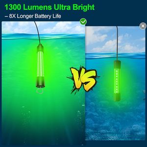 Premium LED pesca subacquea luce impermeabile sommergibile verde compatibile 20V per batteria DeWalt (batteria non inclusa) blu - Product Image 4
