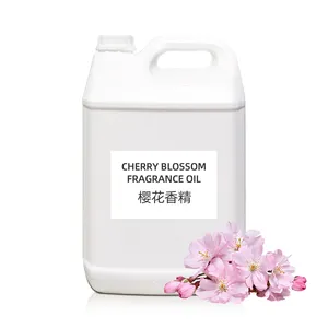 Fabriek Prijs Private Label Parfum Cherry Blossom Smaak Sakura Geur Olie Voor Maken Kaarsen Soaps