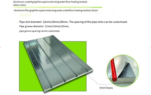Vente directe d'usine, prix réduits, <span class=keywords><strong>chauffage</strong></span> rapide, panneaux de <span class=keywords><strong>chauffage</strong></span> <span class=keywords><strong>au</strong></span> <span class=keywords><strong>sol</strong></span> en aluminium écologiques à température constante, hôtel - Product Image 4