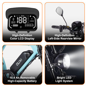 Vélo électrique hybride V8 Ultra Mini <span class=keywords><strong>longue</strong></span> portée 36V, vélo de route, vélo de ville, usage urbain, vélo de neige pour enfants - Product Image 2