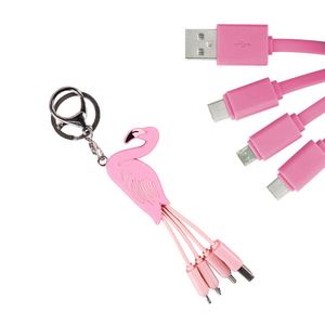 Limited Edition Cartoon Multi-Function 4 in 1 One Fast Charging Data USB Charger <b>Cable</b> - Product Image 2