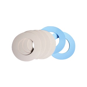 เครื่องซักล้างแบบเทฟล่อน PTFE แบบแบนสีขาวที่มีความแม่นยำสูงปรับแต่งได้ตามต้องการ
