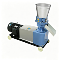 Moulin à granulés à matrice plate pour aliments de volaille (50-100 kg/h) – Prix le plus bas – Idéal pour les usines d'aliments pour animaux