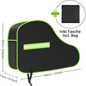 Convient pour le camping-car et la <span class=keywords><strong>caravane</strong></span> Couverture universelle d'attelage de <span class=keywords><strong>caravane</strong></span> étanche avec sangle réfléchissante - Product Image 2