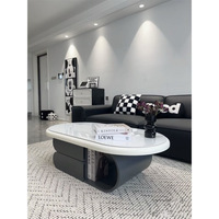 Table basse de style crème pour salon, maison, petit appartement, bois, biscuit, luxe léger, haut de gamme, nouveauté 2025