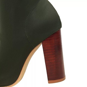 MId Stretch <b>Sock</b> Elastic Material Chunky Heel <b>Boots</b> Ankle Women Booties - Product Image 6