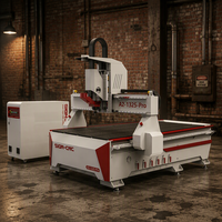 Excellente machine de fraisage CNC semi-automatique pour le bois, routeur CNC 4*8FT avec table à vide et servomoteur
