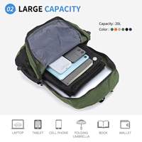 Tas Ransel Outdoor Baru, Tas Perjalanan Lipat Ringan untuk Olahraga, Tas Ransel Penyimpanan Tahan Air, Tas Hiking Ringan